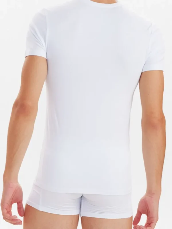 2-Pak Jbs Bamboo V-Neck T-Shirt - Hvid^Dovre Cheap