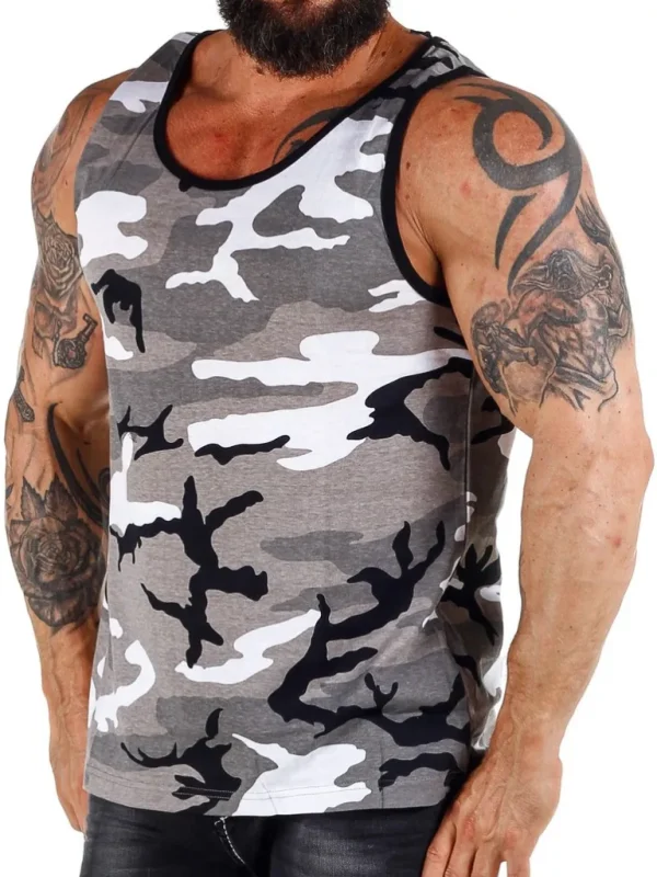 Rambone Top - Hvid/Sort^Brandit Flash Sale