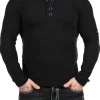 Rd Button Longsleeve - Sort^* Cheap