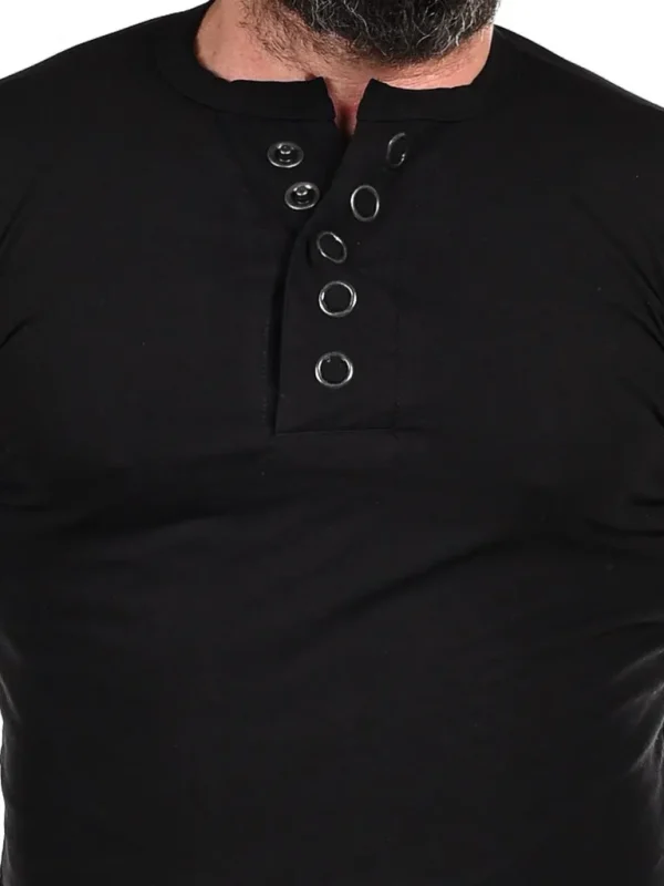 Rd Button Longsleeve - Sort^* Cheap