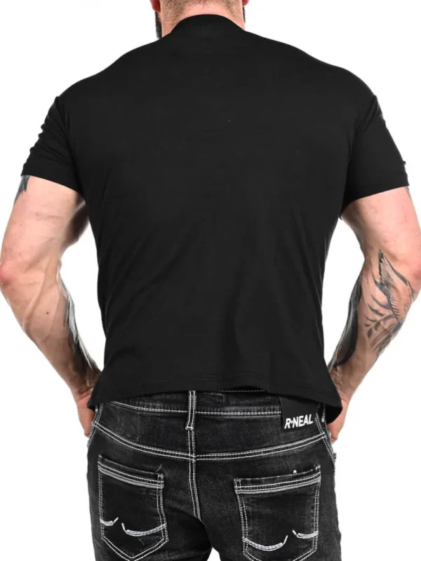 Rd Button T-Shirt - Sort^* Clearance