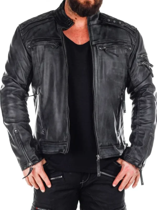 Rd Carbon Pu Skindjakke - Dirty Black^* Hot