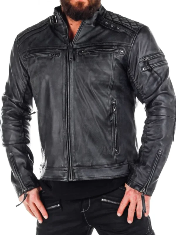 Rd Carbon Pu Skindjakke - Dirty Black^* Hot