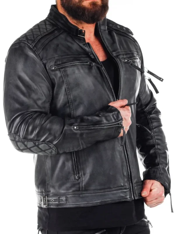 Rd Carbon Pu Skindjakke - Dirty Black^* Hot