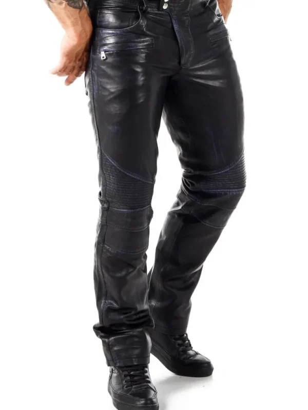 Rd Lavello Skindbukser - Dirty Blue^* Best