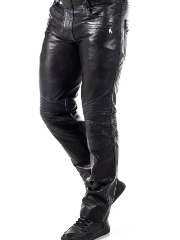 Rd Lavello Skindbukser - Dirty Blue^* Best