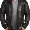Rd Leather Blazer - Sort^* Discount