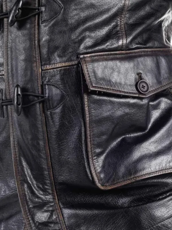 Rd Matan Foret Skindfrakke - Vintage Black^* Online