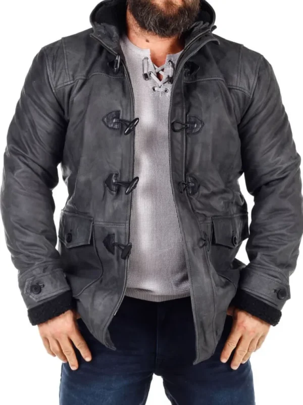 Rd Matan Foret Skindfrakke - Morkegra^* Shop