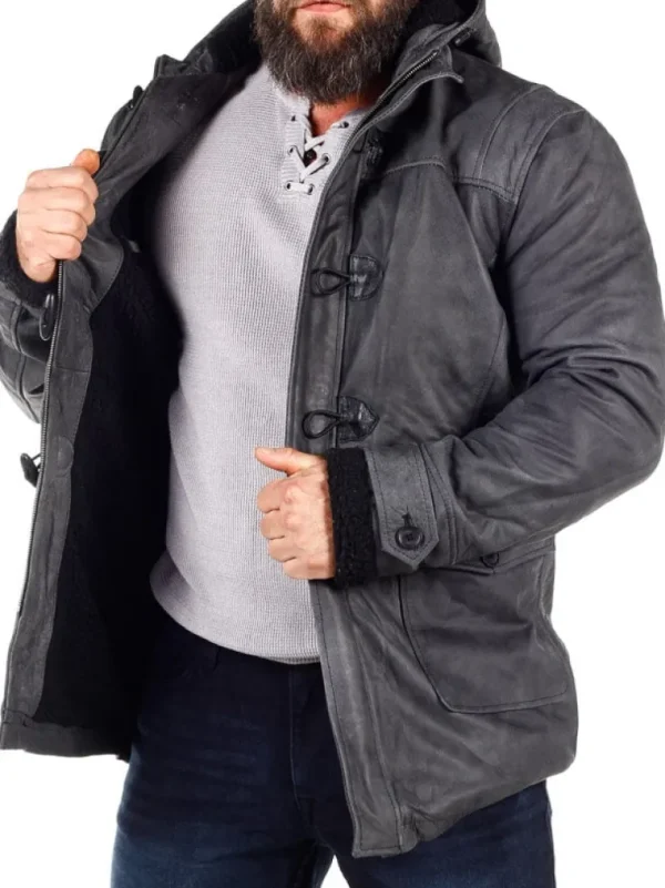 Rd Matan Foret Skindfrakke - Morkegra^* Best