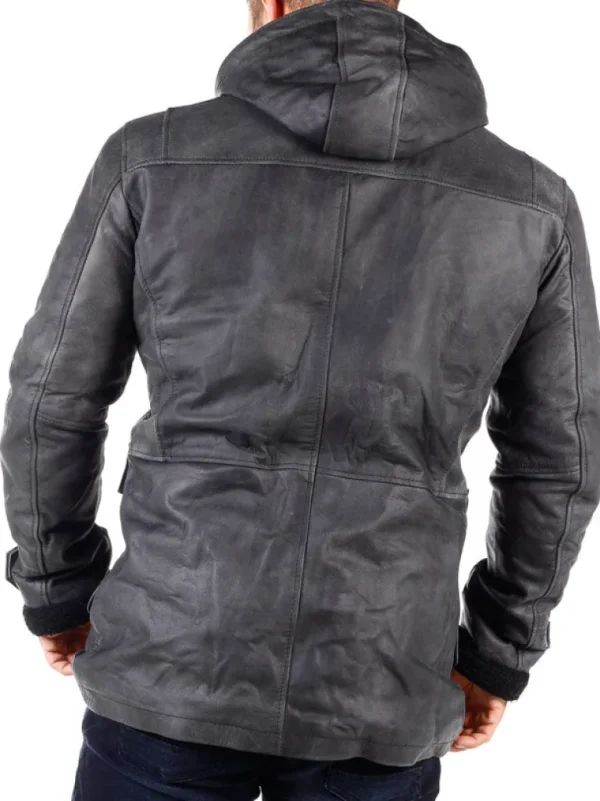 Rd Matan Foret Skindfrakke - Morkegra^* Cheap