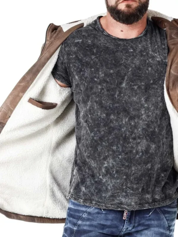 Rd Matan Foret Skindfrakke - Brun^* Flash Sale