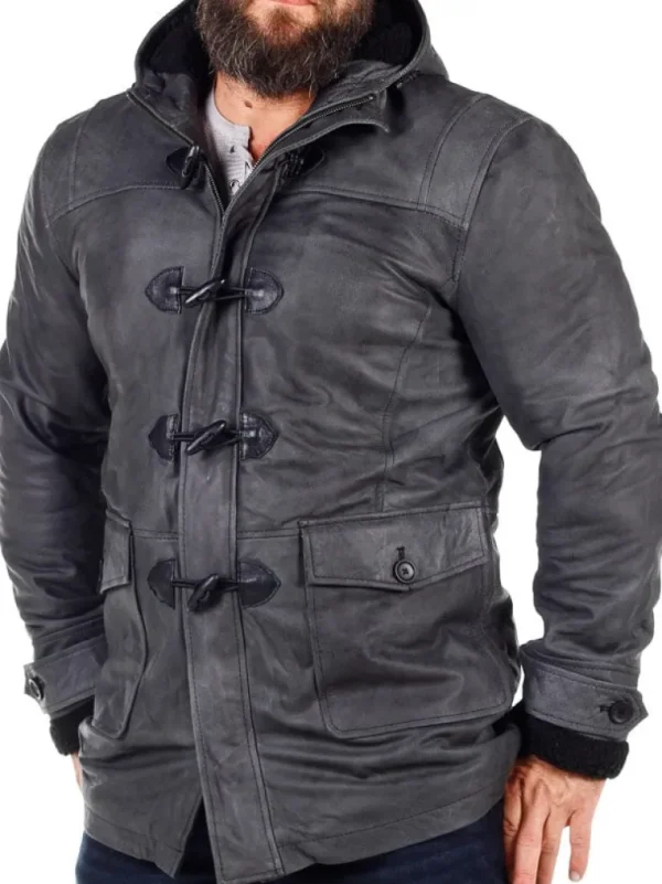 Rd Matan Foret Skindfrakke - Morkegra^* Cheap