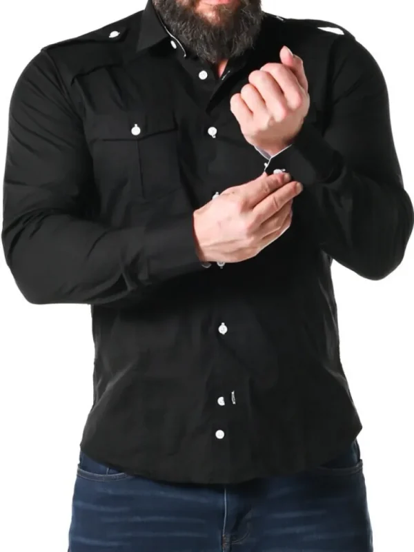 Rd Rockstar Skjorte - Sort/Hvid^* Online