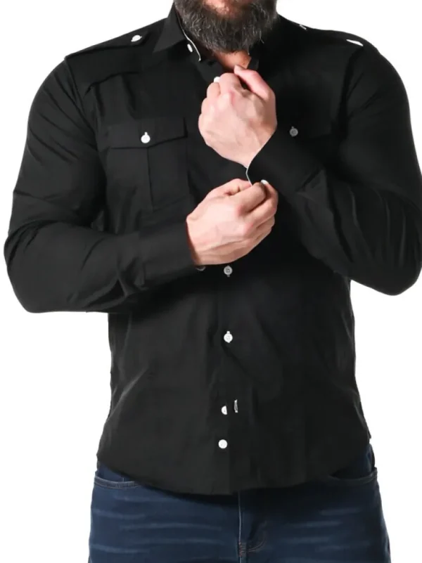 Rd Rockstar Skjorte - Sort/Hvid^* Online