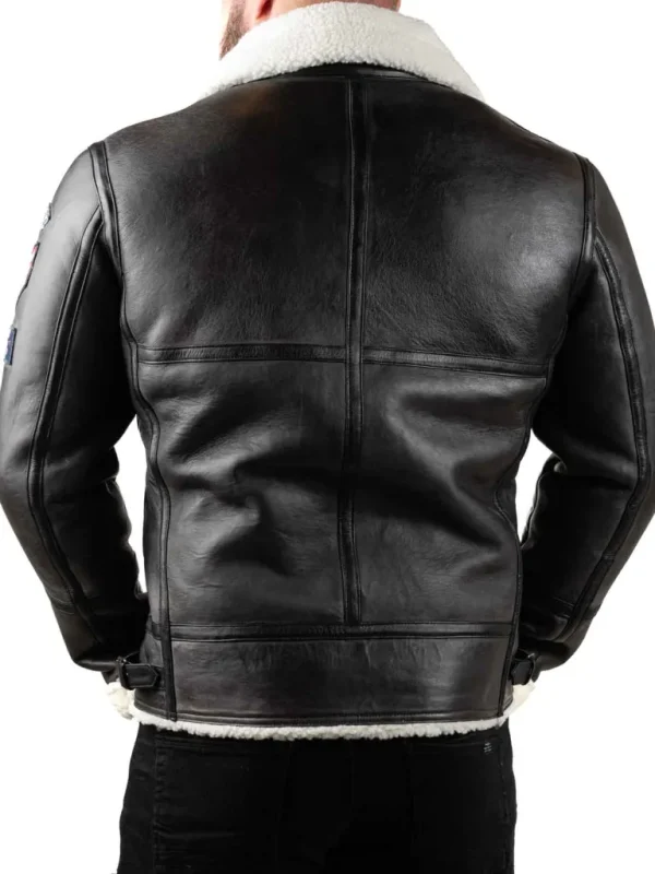 Rd Roughwing Pilot Skindjakke - Sort^* Discount