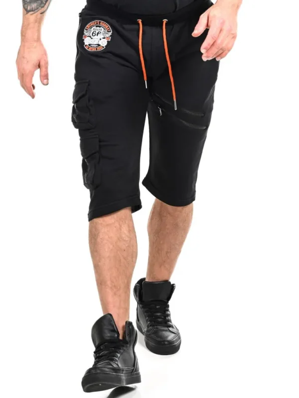 Rd Route 66 Shorts - Sort^* Hot