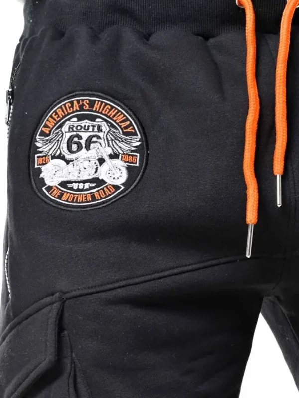 Rd Route 66 Sweatpants - Sort^* Fashion