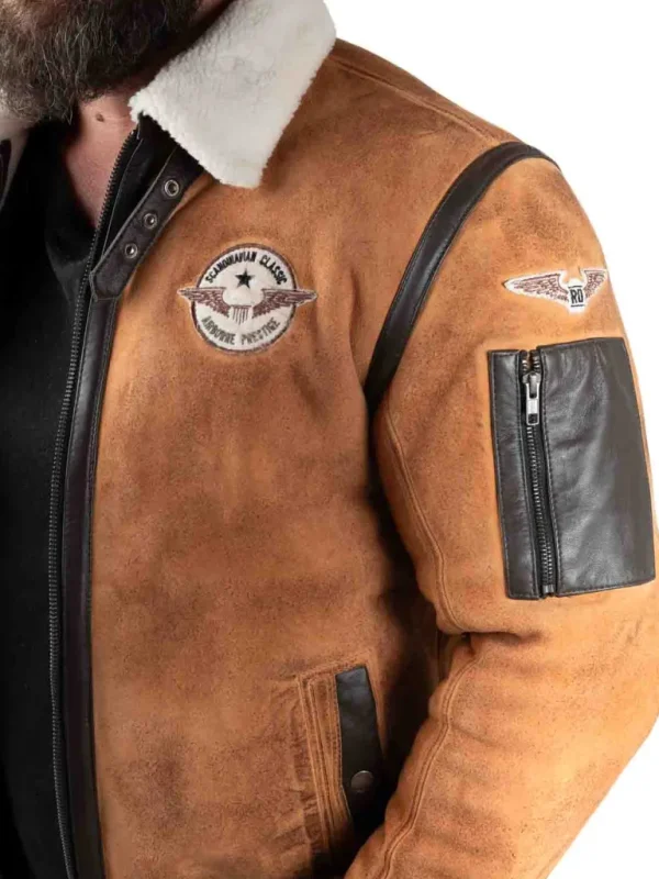 Rd Rover Pilot Skindjakke - Cognac^* Shop