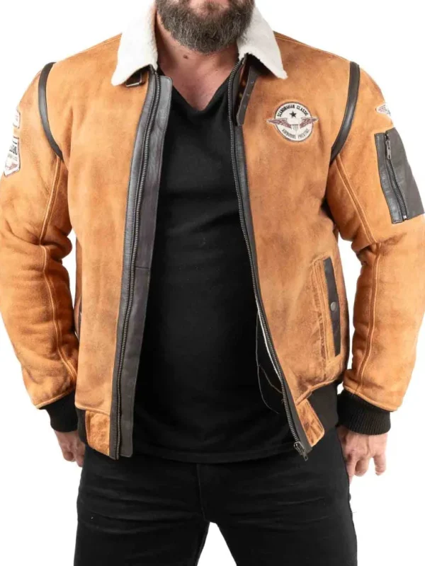 Rd Rover Pilot Skindjakke - Cognac^* Shop