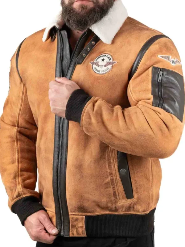 Rd Rover Pilot Skindjakke - Cognac^* Shop