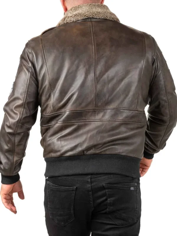 Rd Skybound Pilot Skindjakke - Morkebrun^* Discount