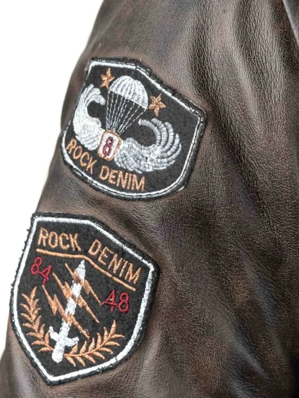 Rd Skybound Pilot Skindjakke - Morkebrun^* Discount