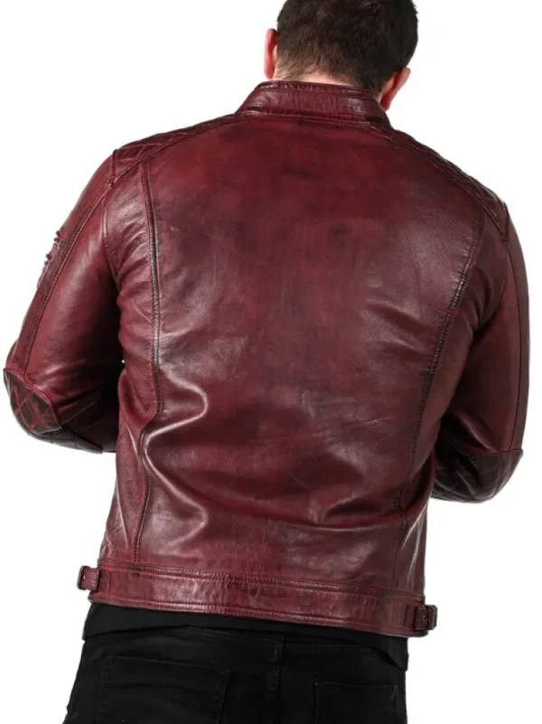 Rd Thunder Skindjakke - Dark Red^* Fashion