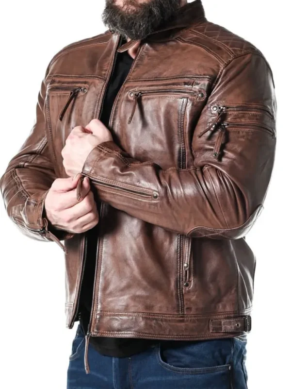 Rd Thunder Skindjakke - Dirty Brown^* Best Sale