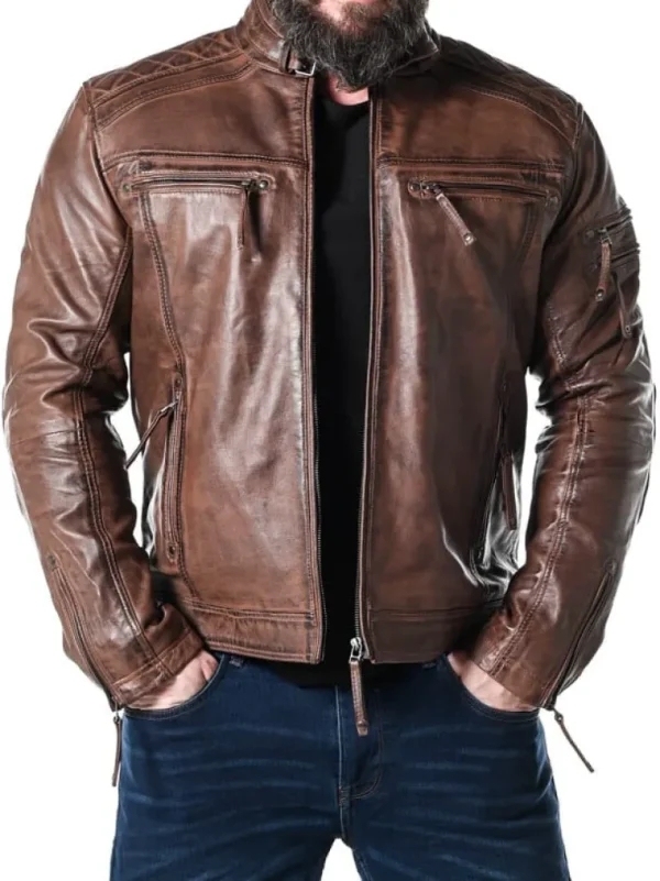 Rd Thunder Skindjakke - Dirty Brown^* Best Sale