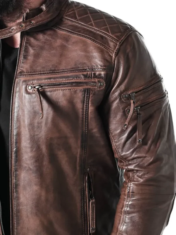 Rd Thunder Skindjakke - Dirty Brown^* Best Sale