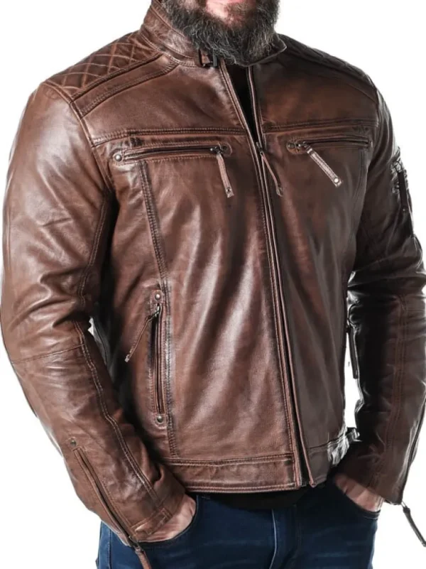 Rd Thunder Skindjakke - Dirty Brown^* Best Sale