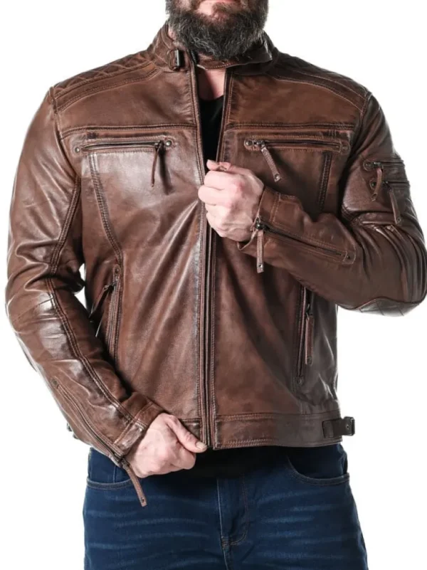 Rd Thunder Skindjakke - Dirty Brown^* Best Sale