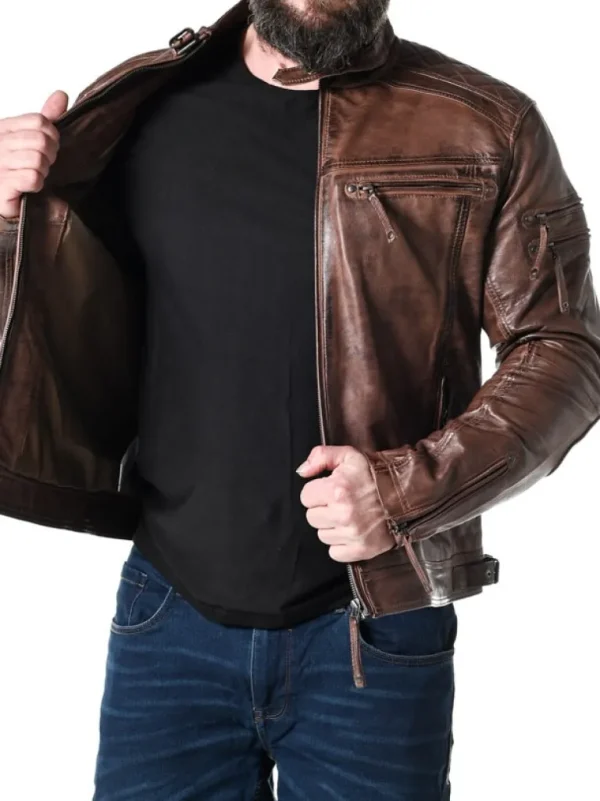 Rd Thunder Skindjakke - Dirty Brown^* Best Sale