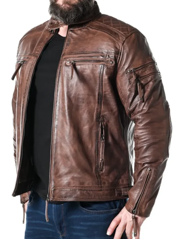 Rd Thunder Skindjakke - Dirty Brown^* Best Sale