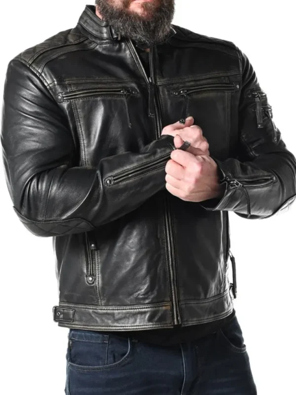 Rd Thunder Skindjakke - Sort^* Clearance