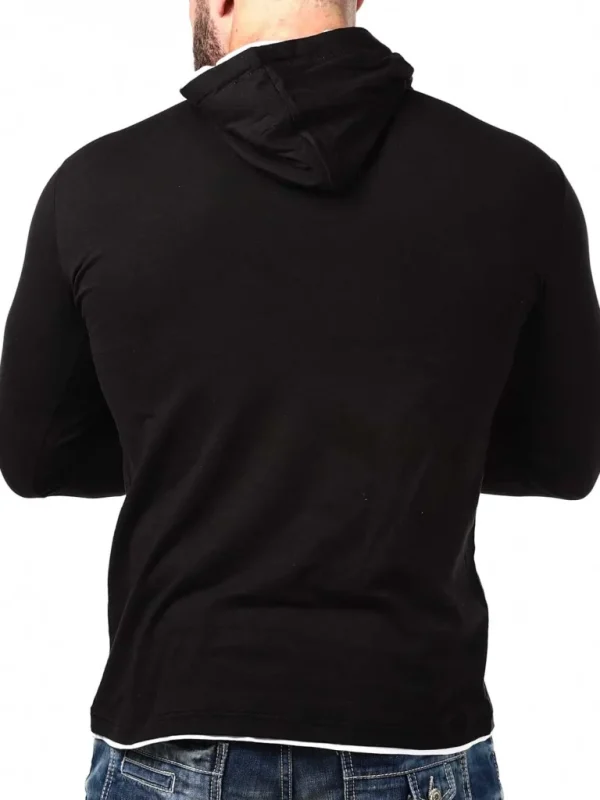 Rd Yuto Longsleeve - Sort/Hvid^* Cheap