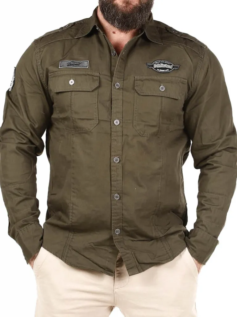 Road Star Vintage Skjorte - Gron^Brandit Best Sale