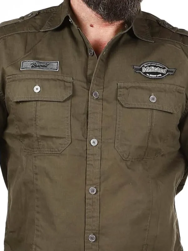 Road Star Vintage Skjorte - Gron^Brandit Best Sale