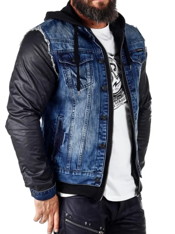 Rocky Denim Jeansjakke - Bla^Cipo & Baxx Outlet