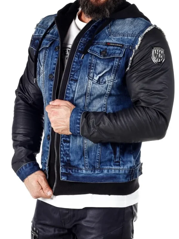 Rocky Denim Jeansjakke - Bla^Cipo & Baxx Outlet