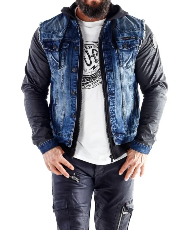 Rocky Denim Jeansjakke - Bla^Cipo & Baxx Outlet