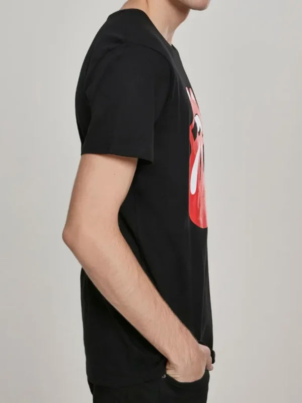 Rolling Stones Tongue T-Shirt - Sort^Urban Classics Hot