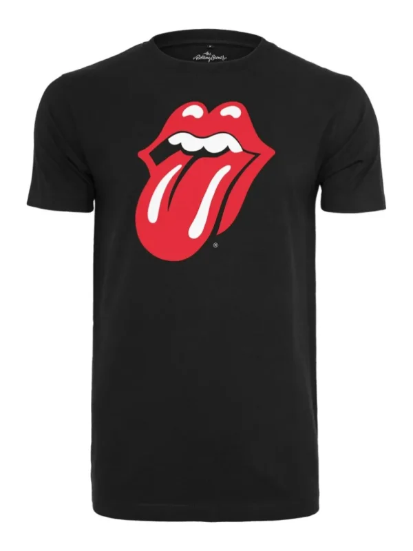 Rolling Stones Tongue T-Shirt - Sort^Urban Classics Hot