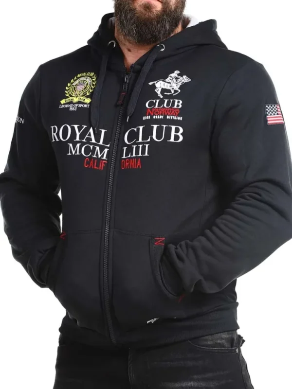 Royal Club Hoodie - Morkebla^Geographical Norway Best