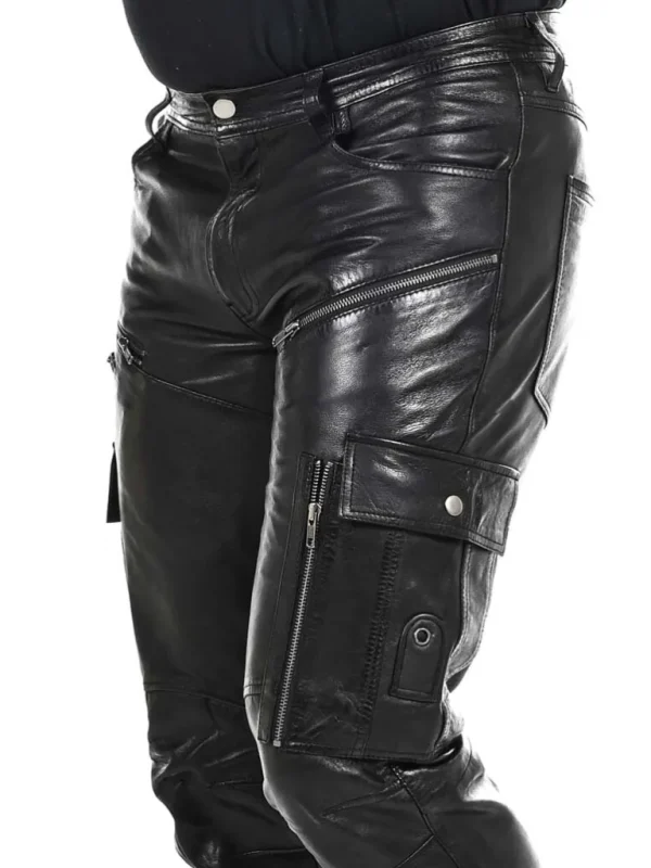 Salvatoro Cargo Skindbukser - Sort^* Best