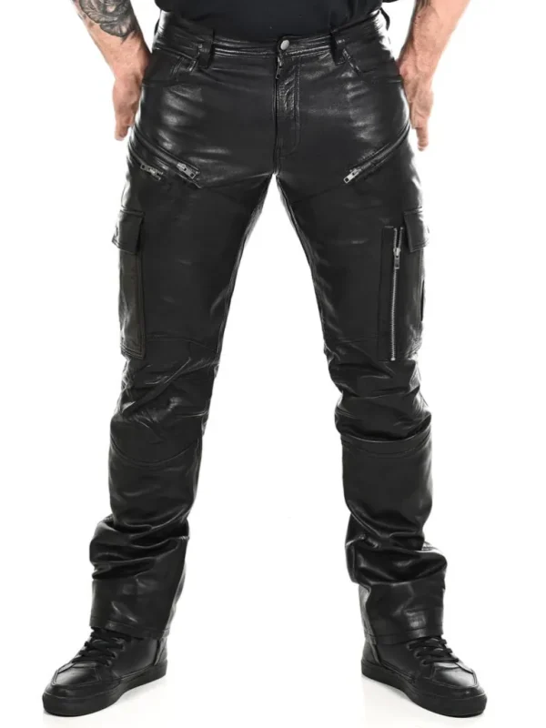 Salvatoro Cargo Skindbukser - Sort^* Best