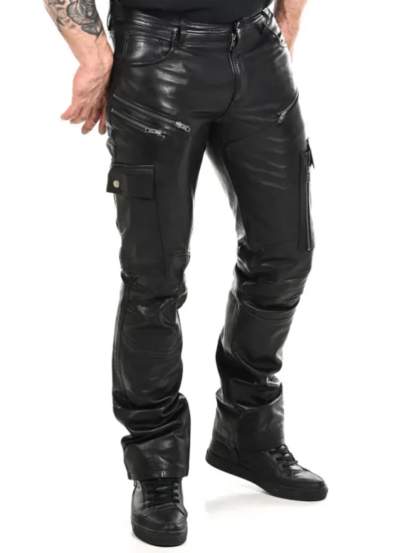 Salvatoro Cargo Skindbukser - Sort^* Best