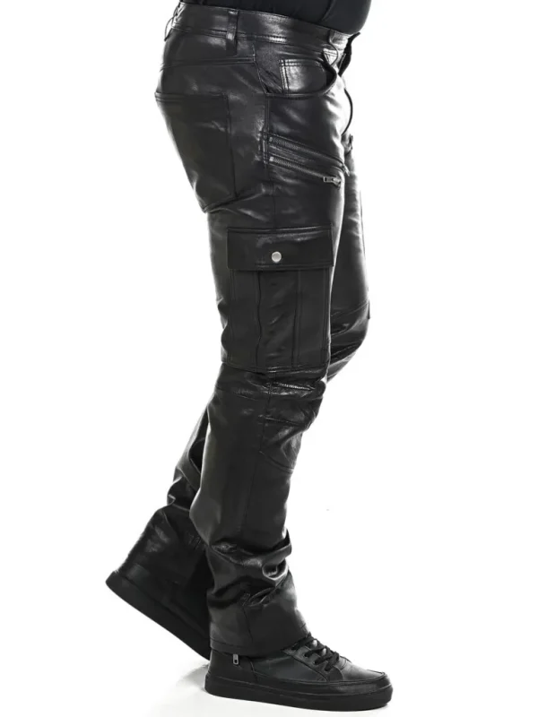 Salvatoro Cargo Skindbukser - Sort^* Best