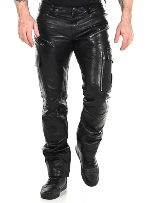 Salvatoro Cargo Skindbukser - Sort^* Best